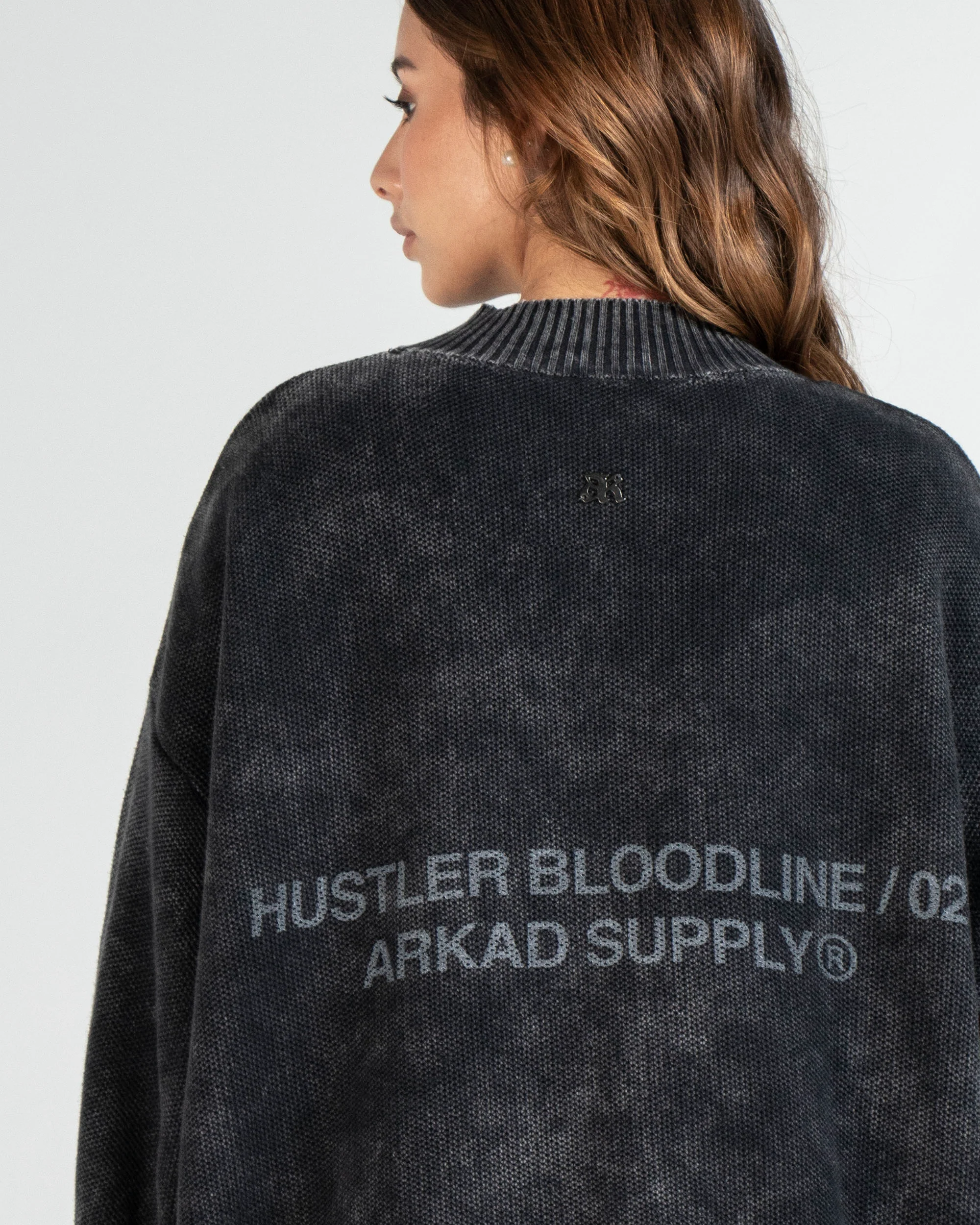 Knit Sweater Negro Unisex - Image 9