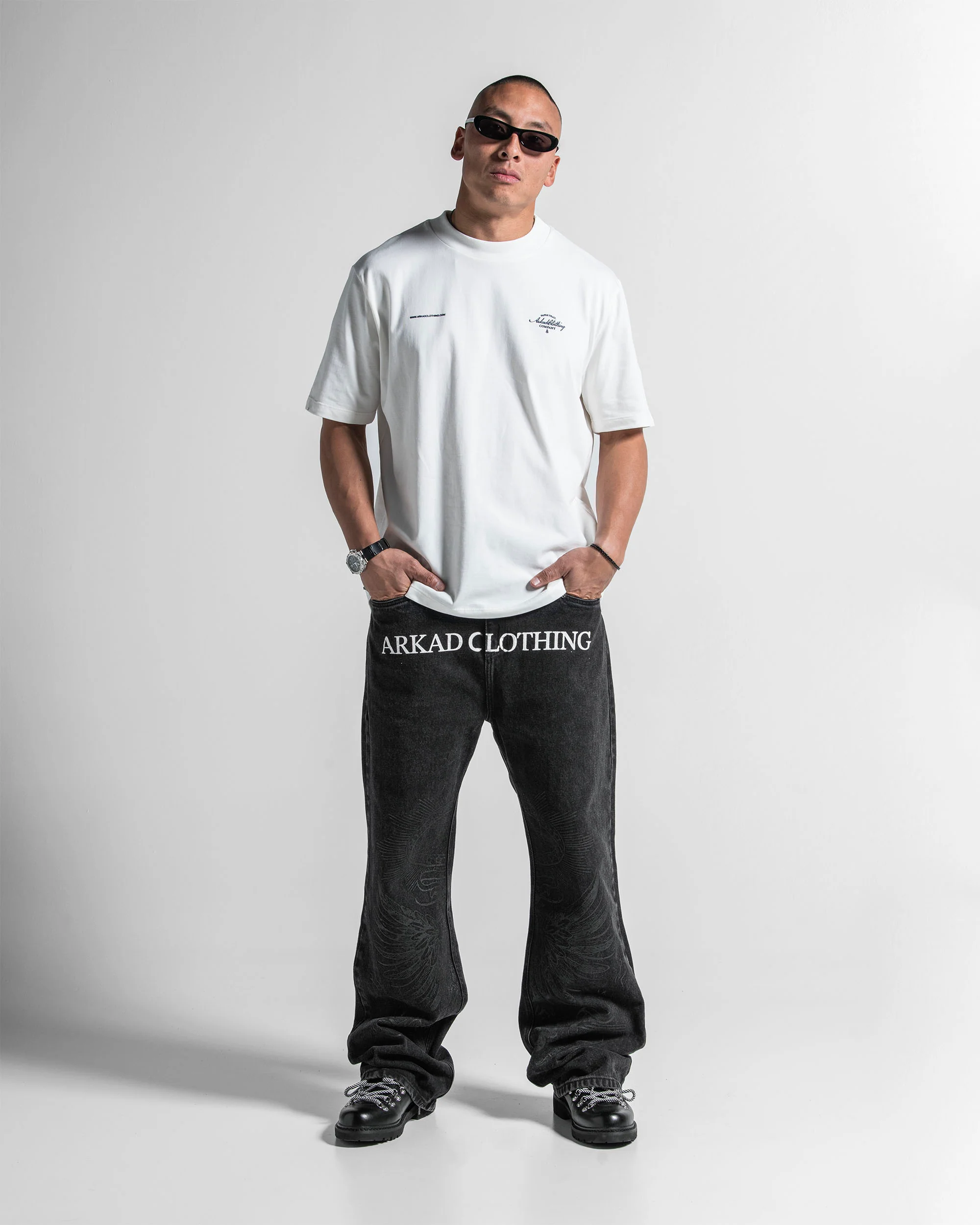 Printed Black Jean - Image 4