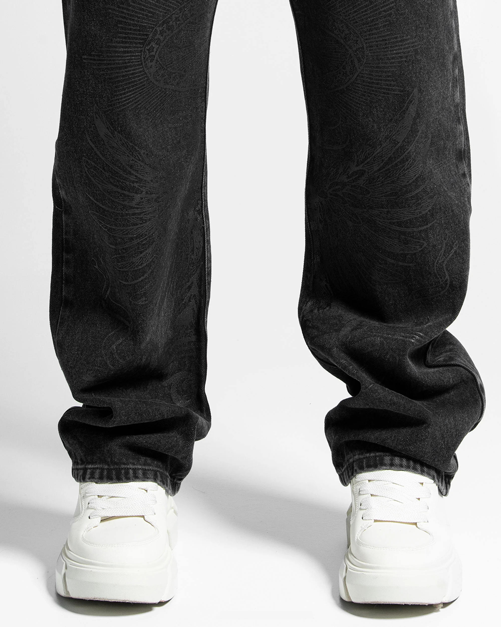 Printed Black Jean - Image 8