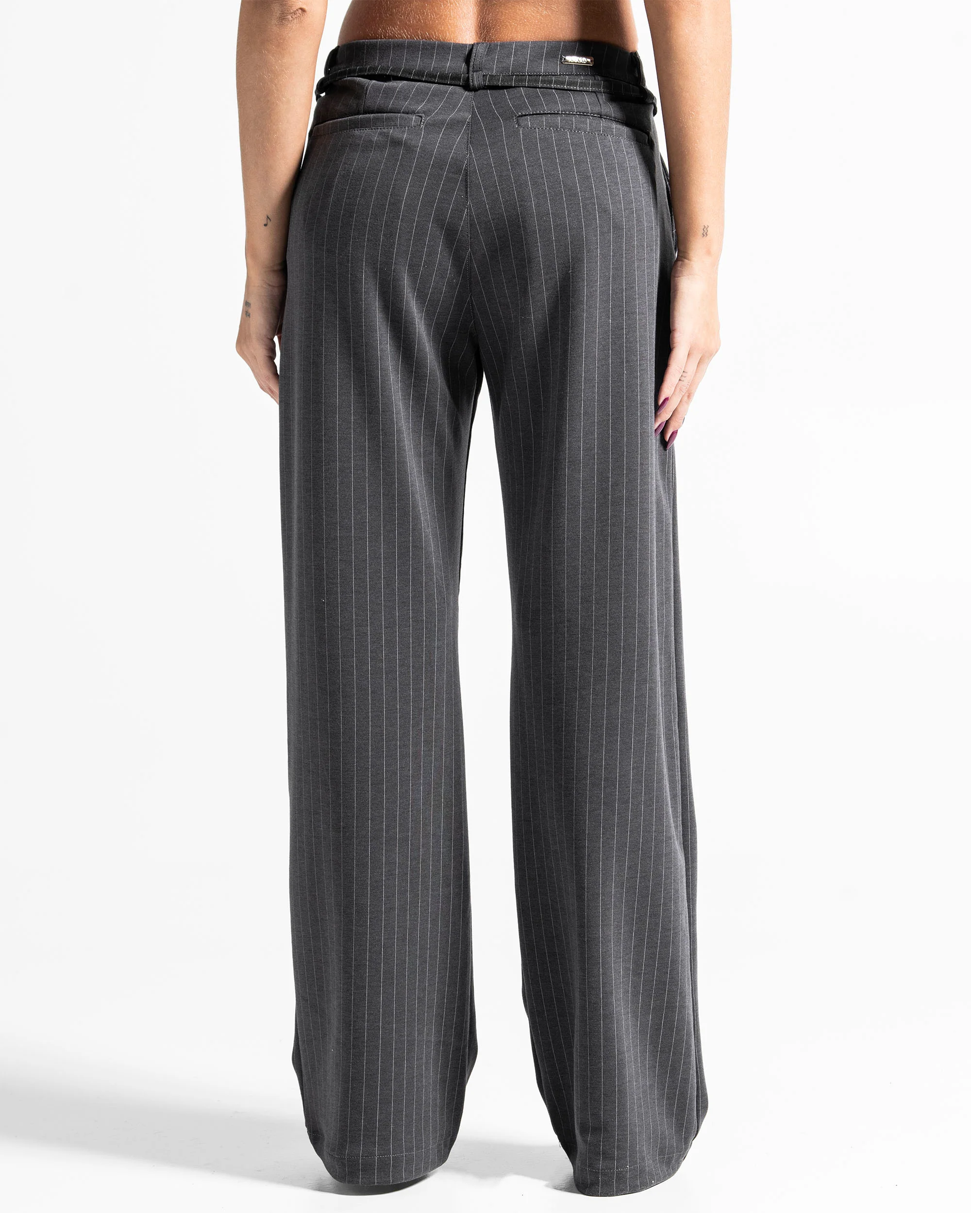 Striped Pant Gris Mujer - Image 3