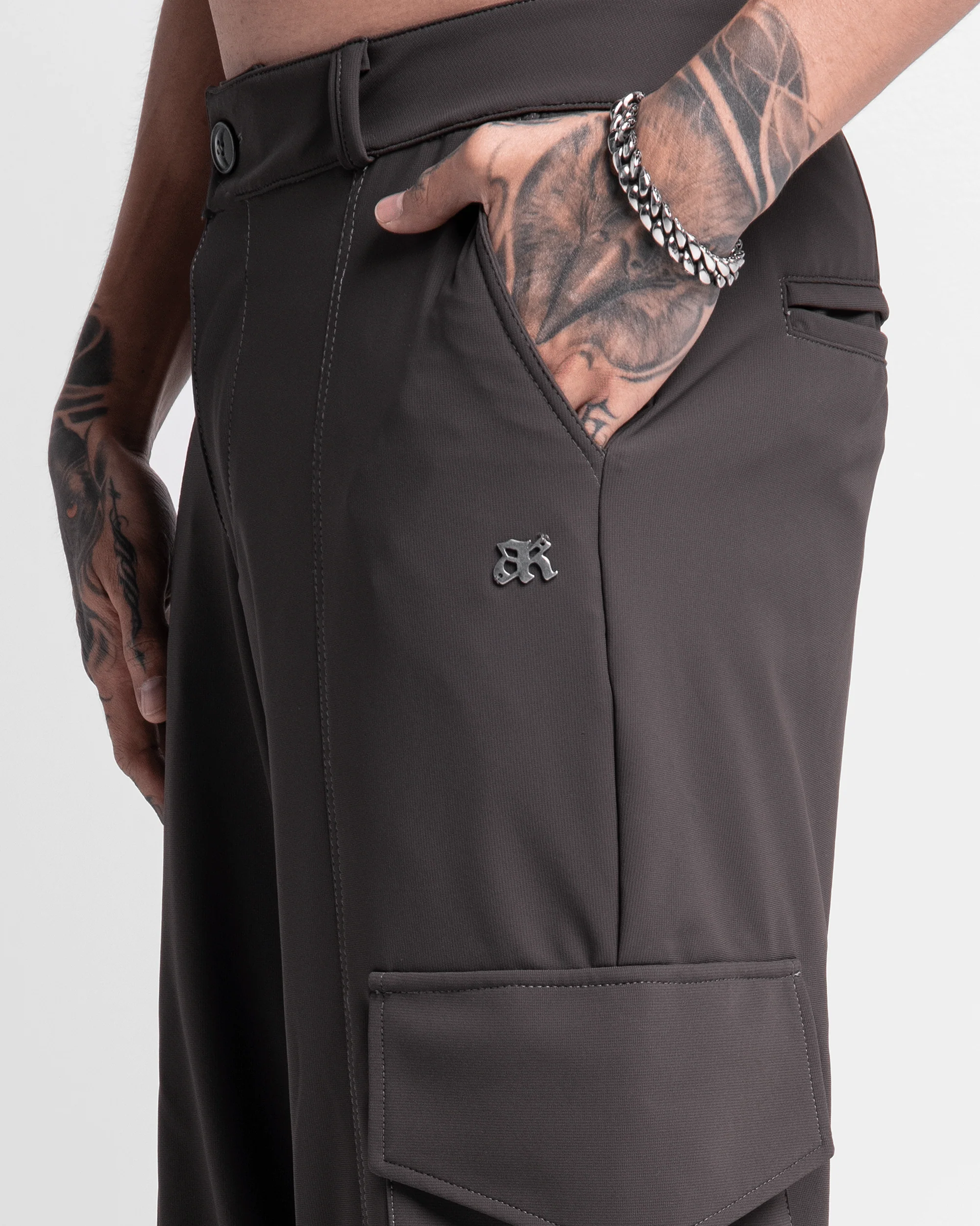 Tailored Cargo Pant Gris - Image 4