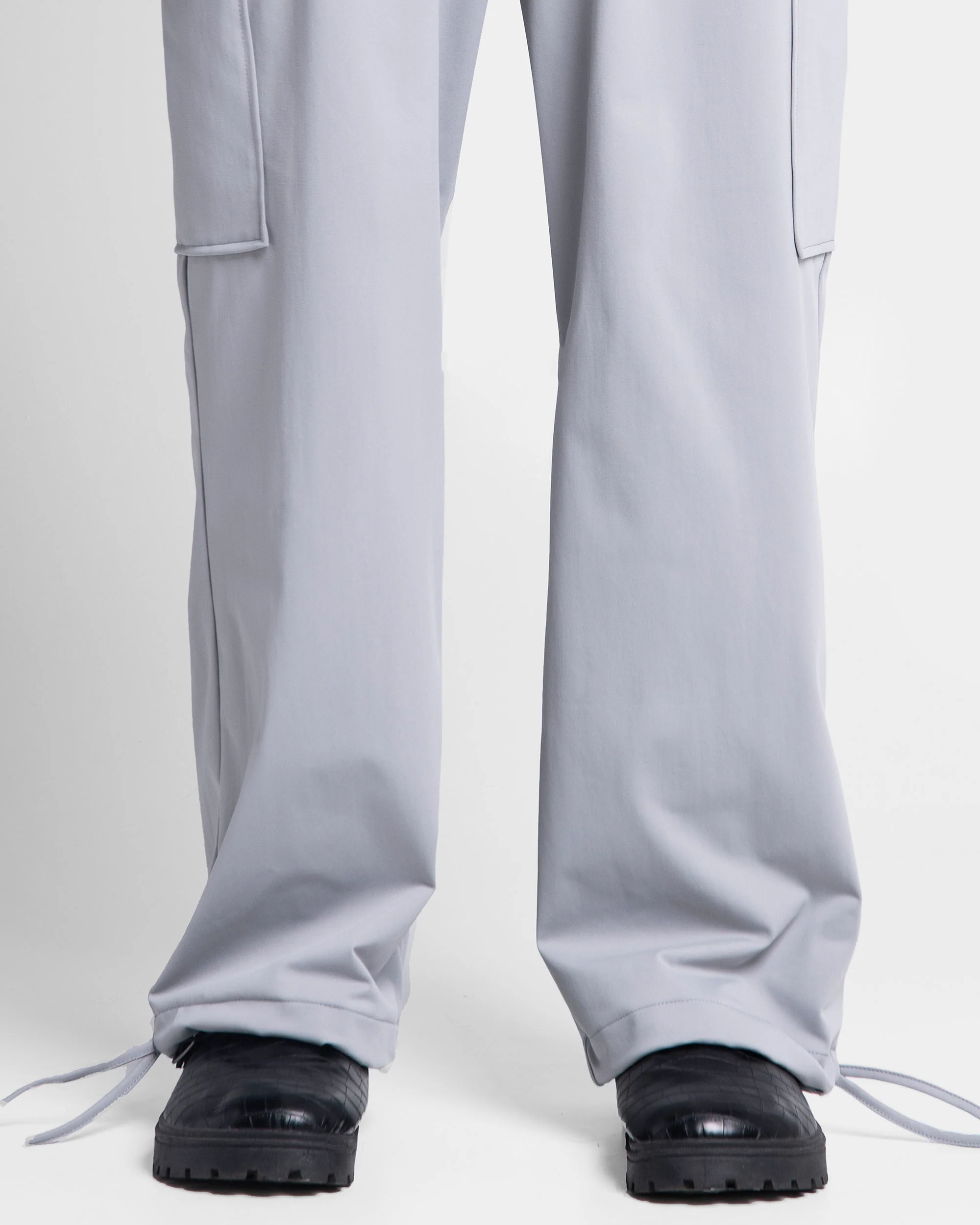Tailored Pant Botas Ajustables Gris Claro - Image 4