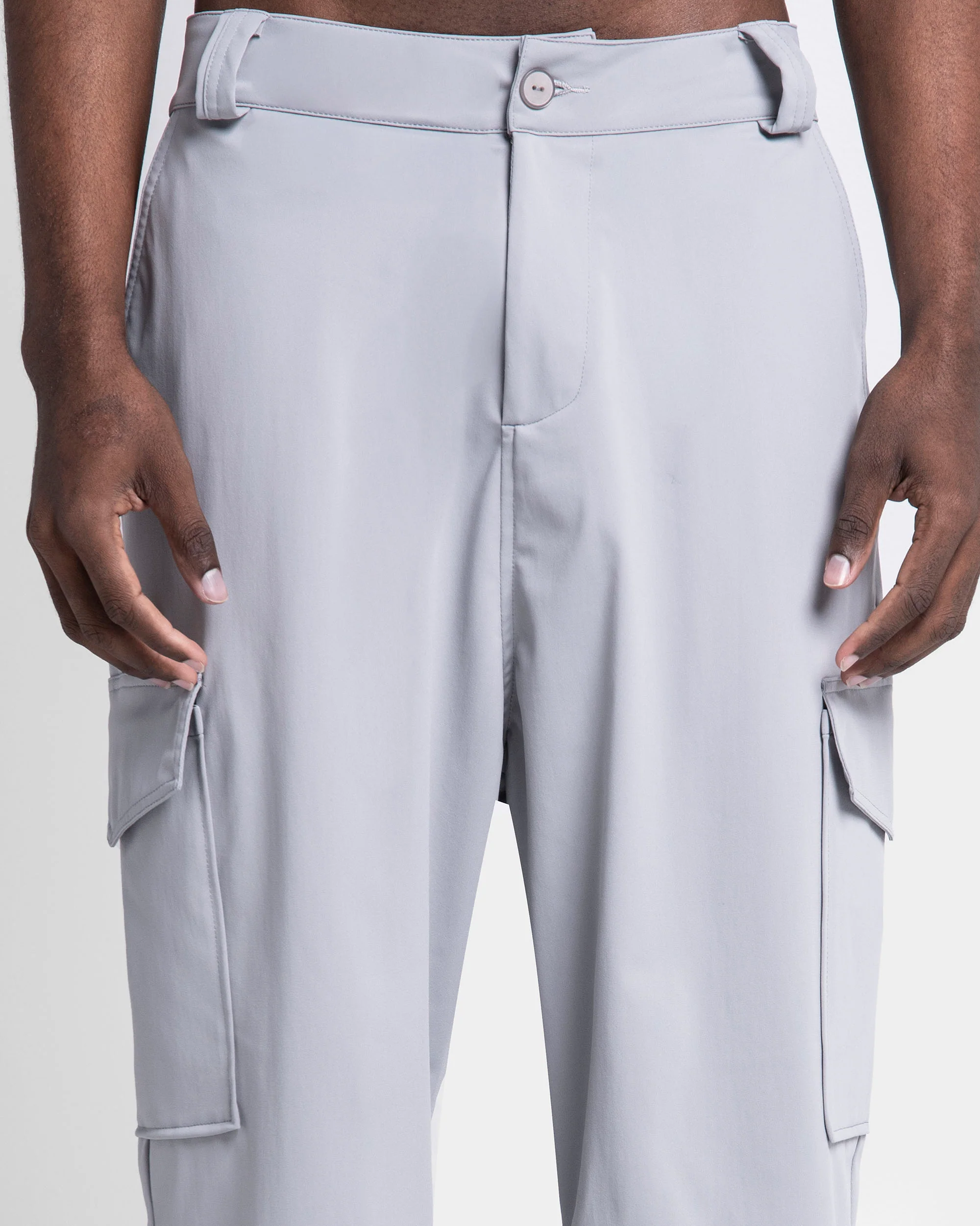 Tailored Pant Botas Ajustables Gris Claro - Image 5