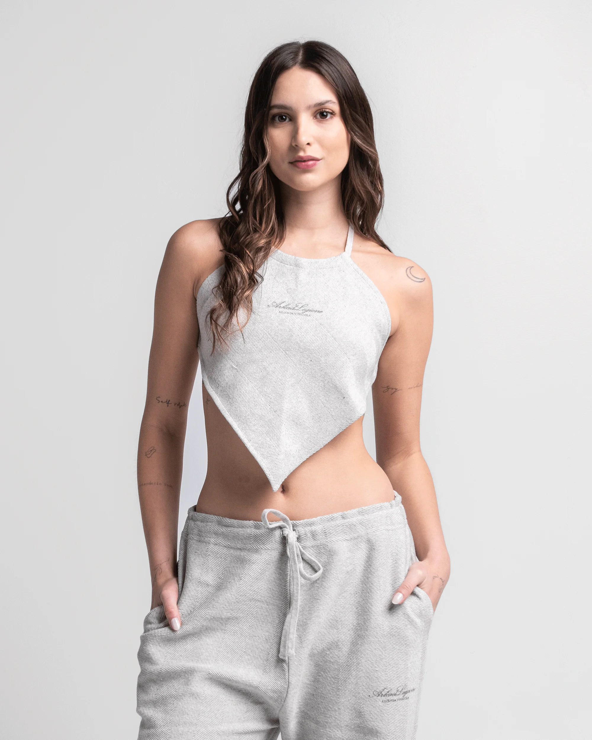Knit Top Gris