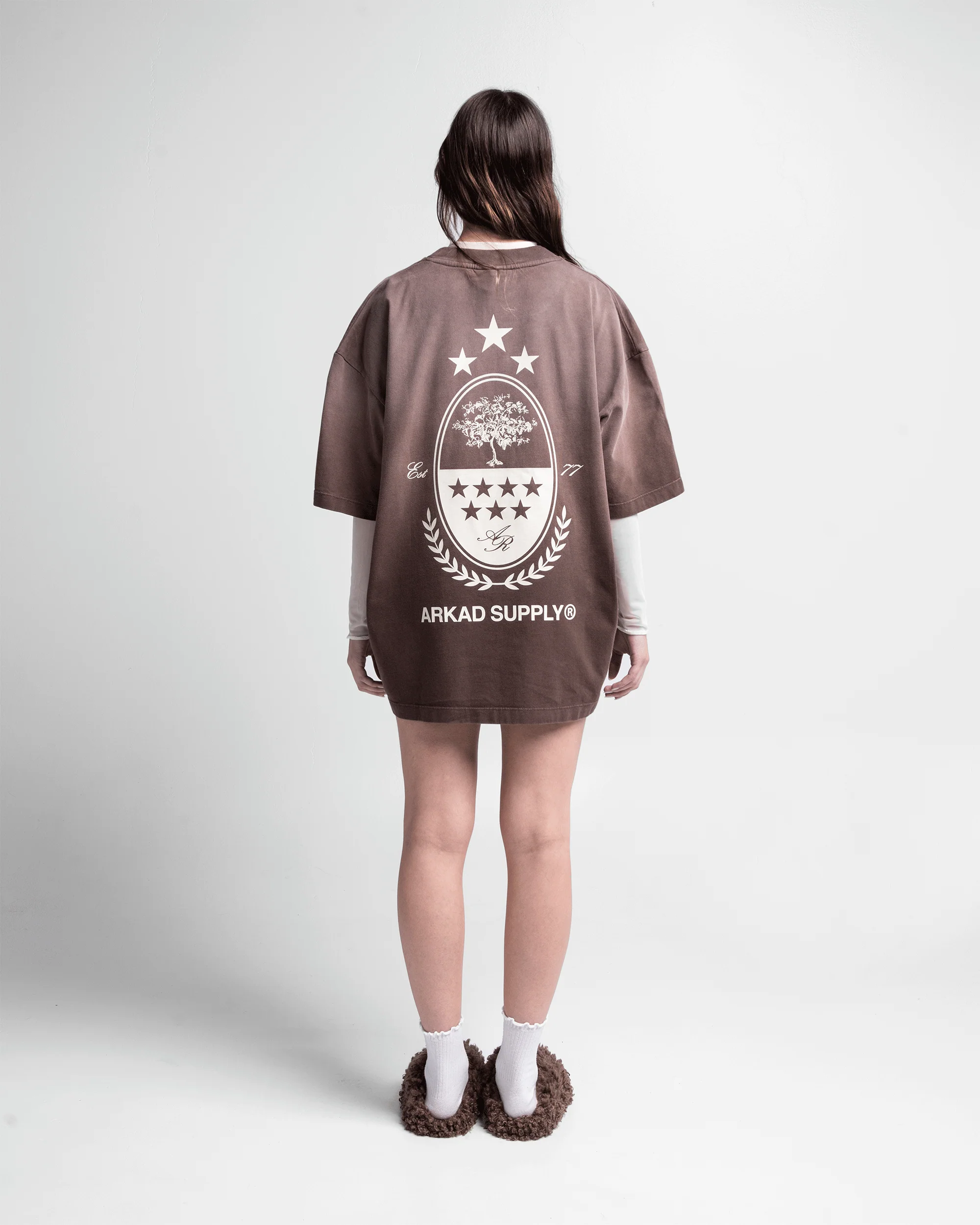Washed Tshirt Oversize Cafe Arkad Supply - Image 3