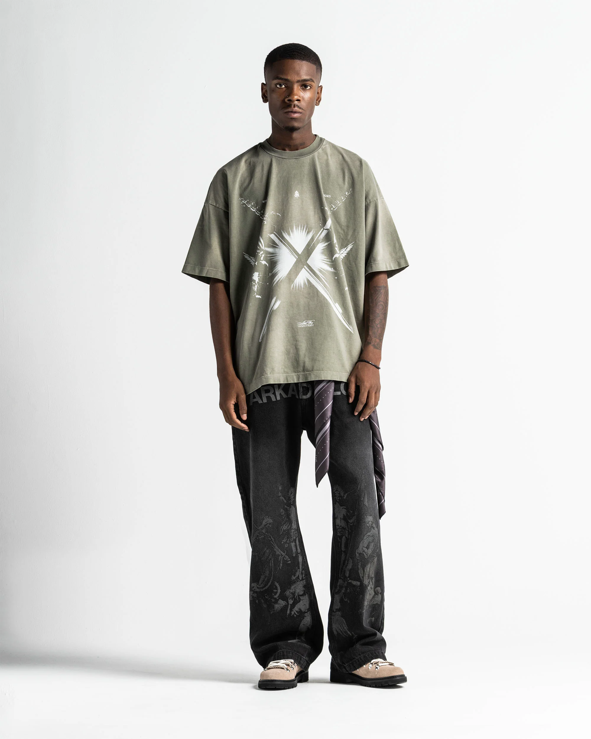Washed Tshirt Verde Arkad Clo - Image 4